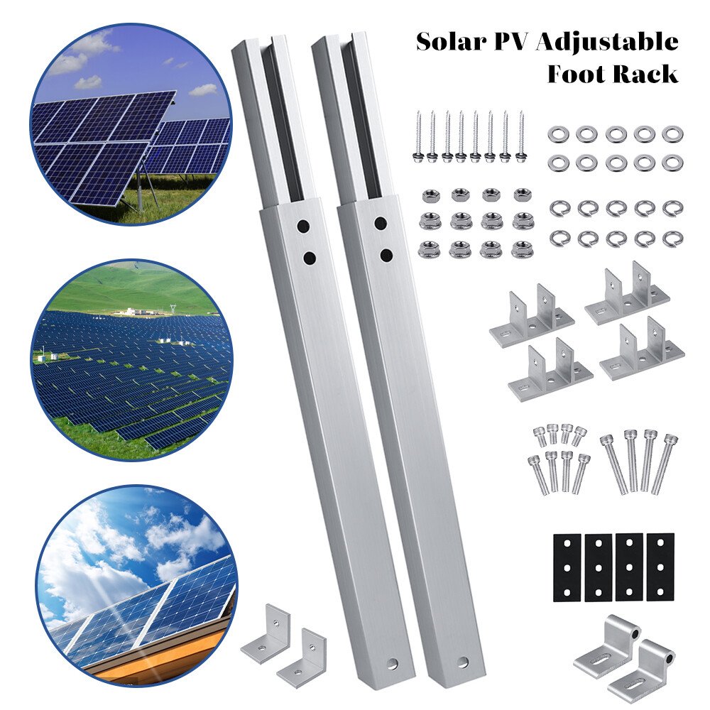 Solar Panel Mounting Brackets ABS Tilt Mount Adjustable Angle Fixing Wall Roof