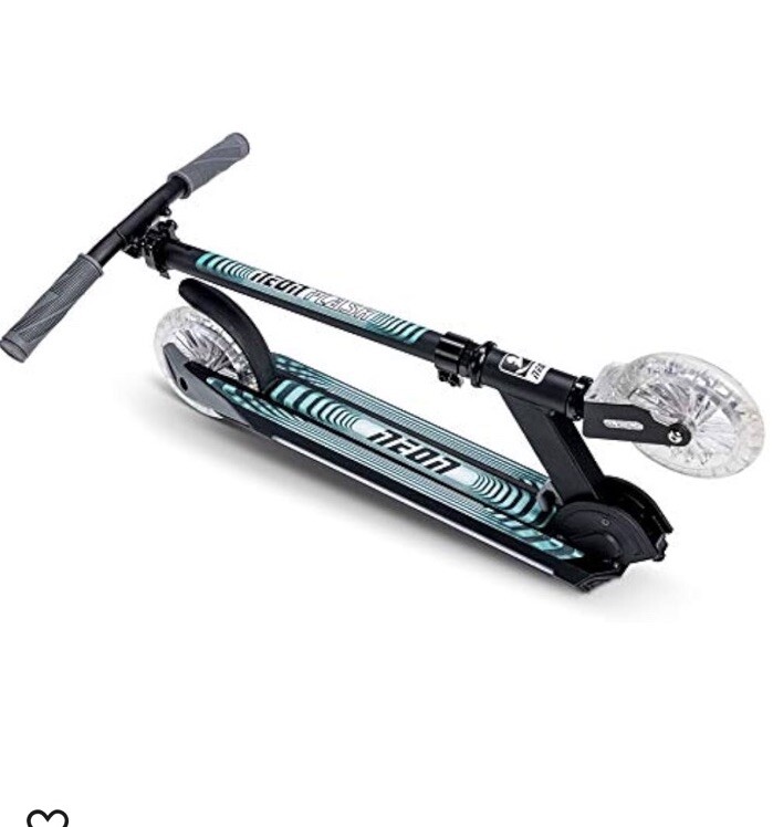 YVOLUTION NEON FLASH FOLDABLE KIDS SCOOTER 12S1-MULTI/FLASH - NEON YELLOW.