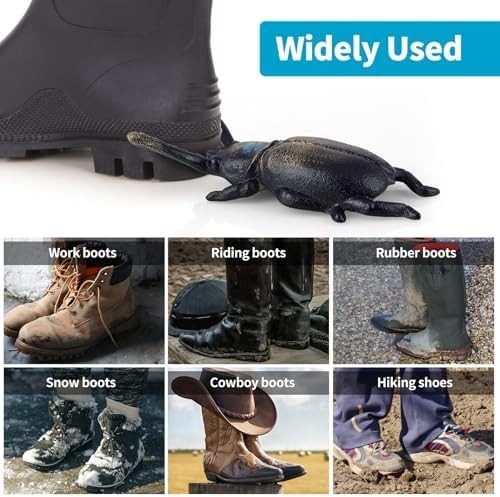 Cast Iron Boot Jack, Beetle Boot Puller, Shoe Remover for Work Boots