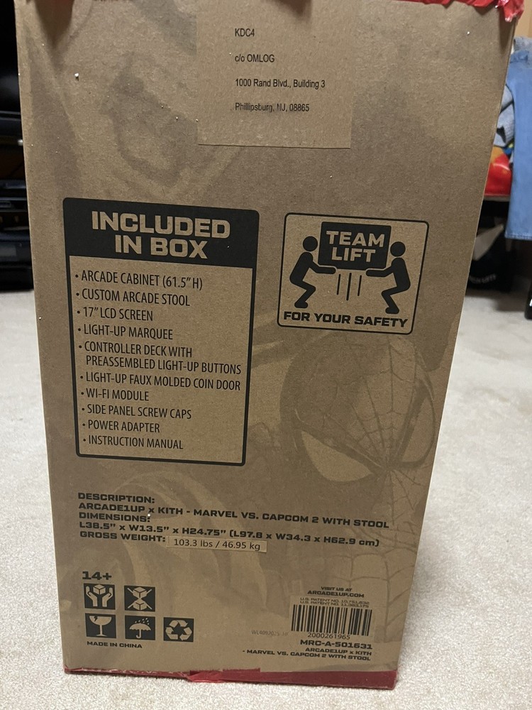 Kith Arcade1UP Marvel Vs Capcom 2 Arcade Game Machine