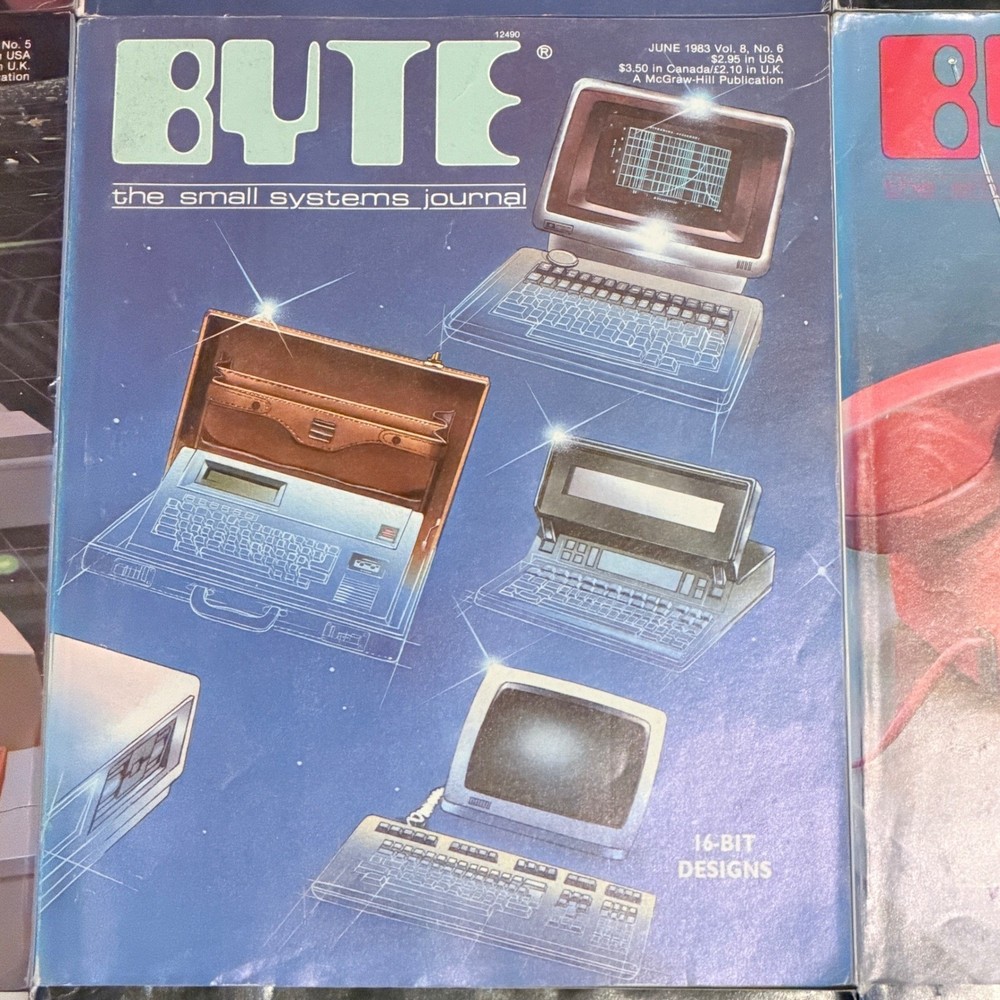 Byte Magazine Collection Vol 8 1983 Complete Year 12 Issues Vtg Computer History