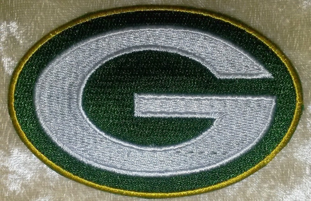 Green Bay Packers 3.5" Iron On Embroidered Patch ~ Free Tracking!
