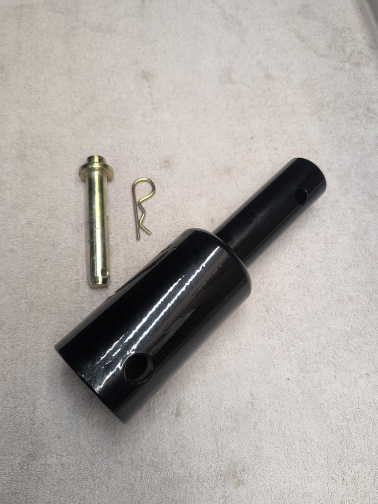 2-9/16" Round to 2" Round Auger Bit Post Hole Digger Adapter Conversion 7/8" Pin