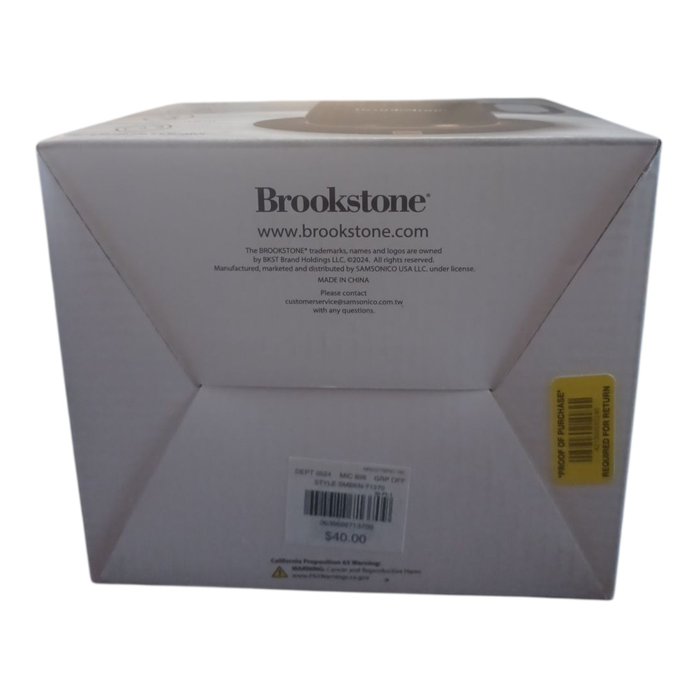 Brookstone Mug Warmer Set - 11.8 Oz. Ceramic Mug - USB Powered, LED Lid