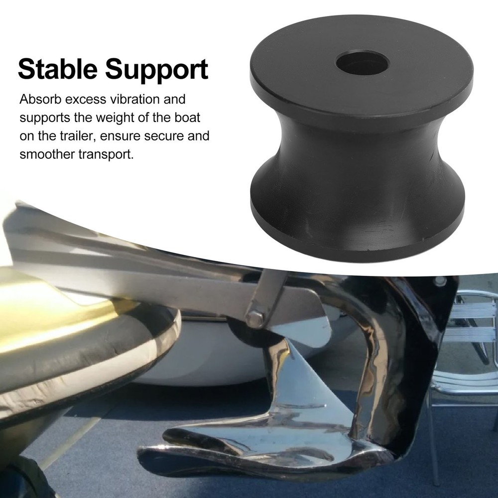 Boat Trailer Roller Assembly 60 X 45mm Shock Proof Rust Resistant Bow Roller Fo⊹