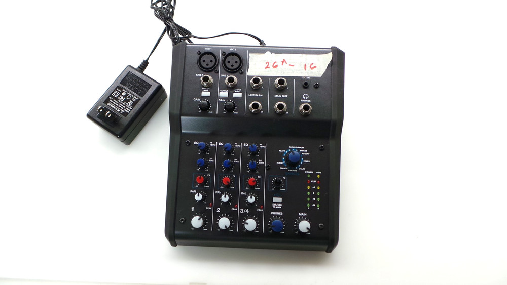 Alesis MULTIMIX 4 USB FX 4-Channel Mixer Effects USB Recording Interface-Tested