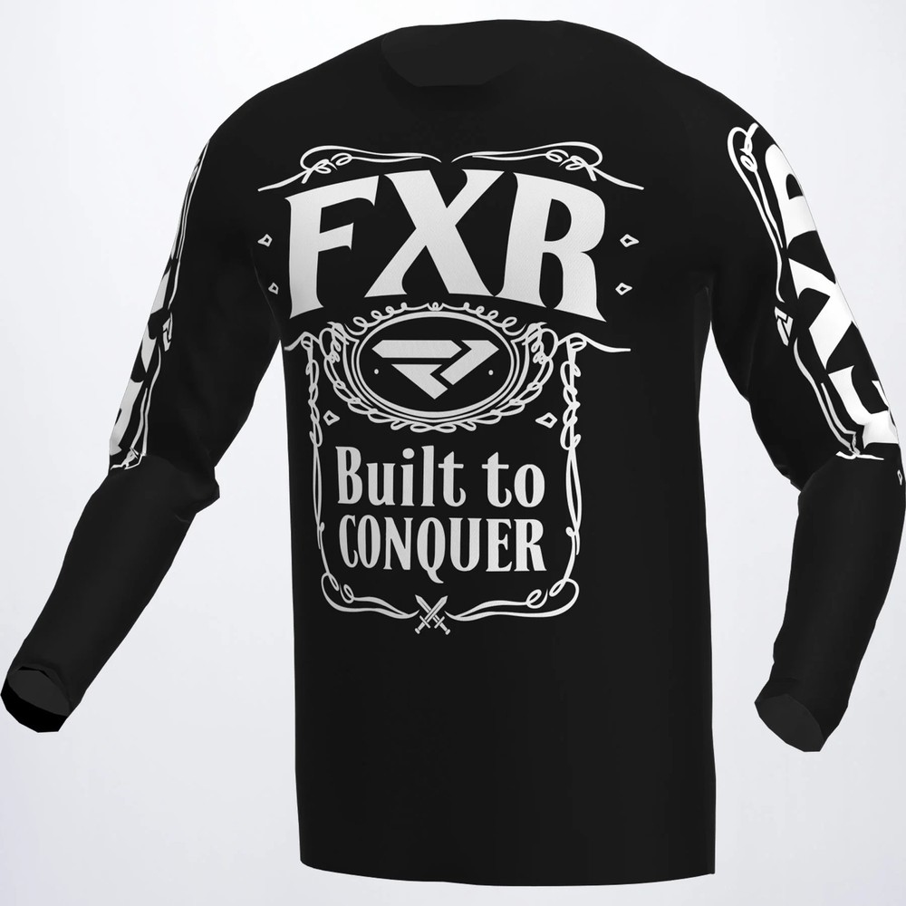 FXR Clutch MX Jersey - Medium - Black/White