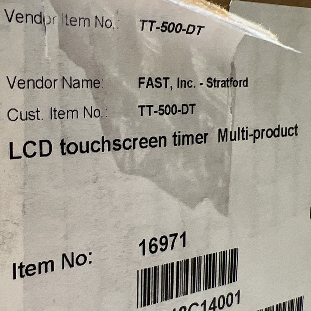 FASTIMER TT-500-DT LCD TouchScreen Timer Multi-product Kitchen Brain