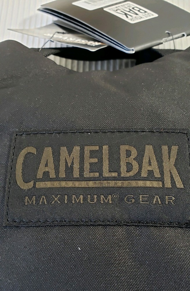 Camelbak Maximum Gear Hydration Pack Backpack Military Black *With 50 oz Bladder