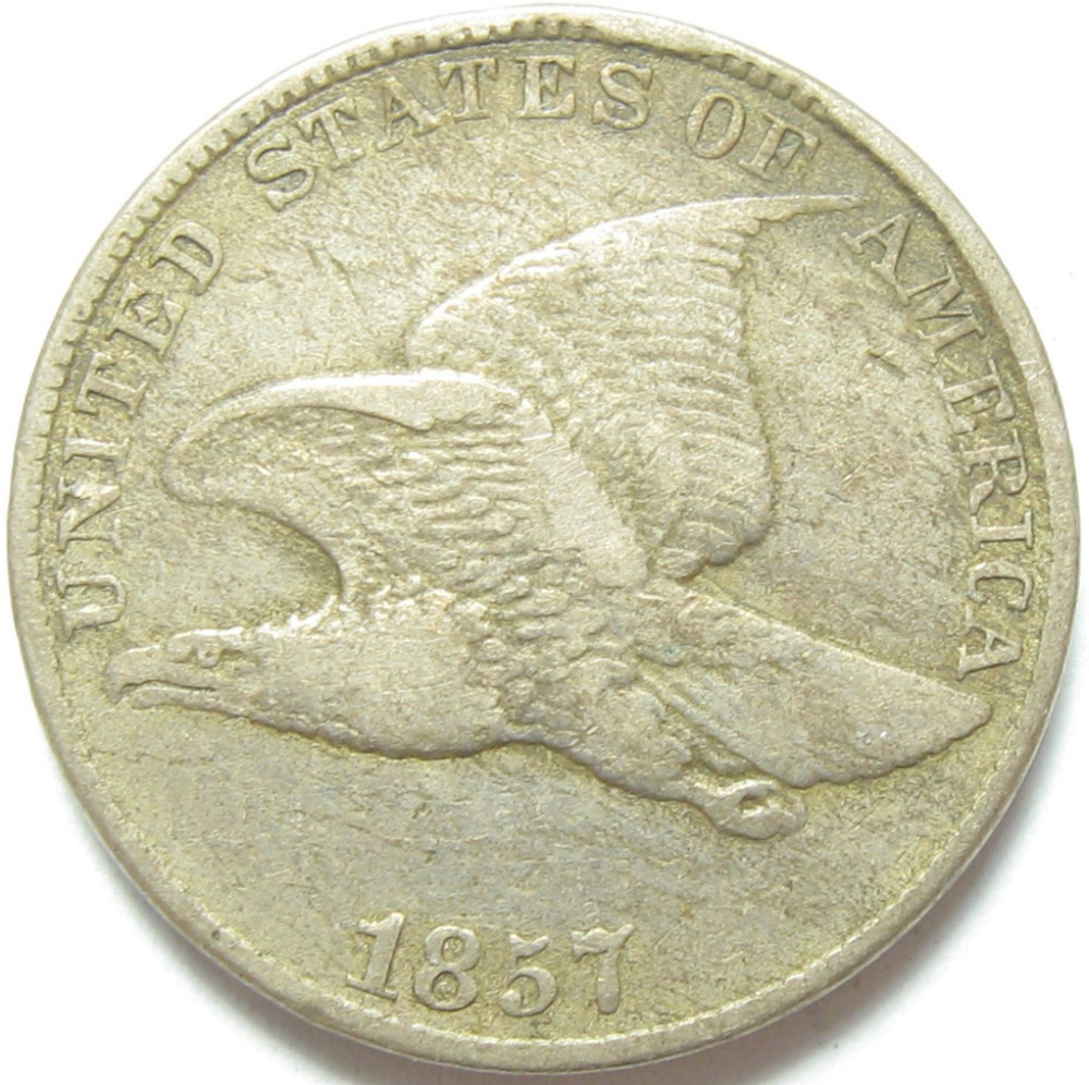 1857 Flying Eagle Cent - #11413-16