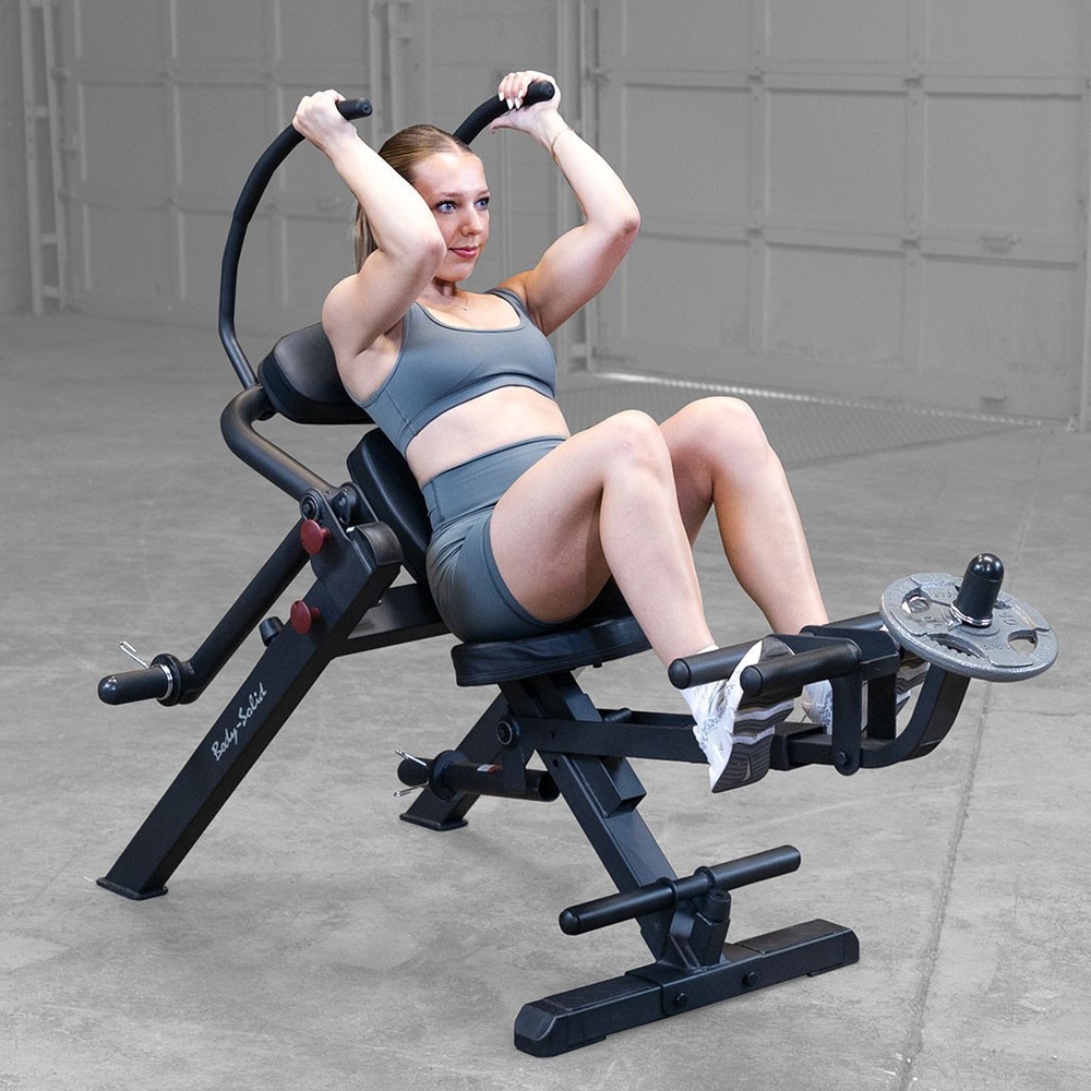 Body-Solid Semi-Recumbent Ab Bench GAB300B