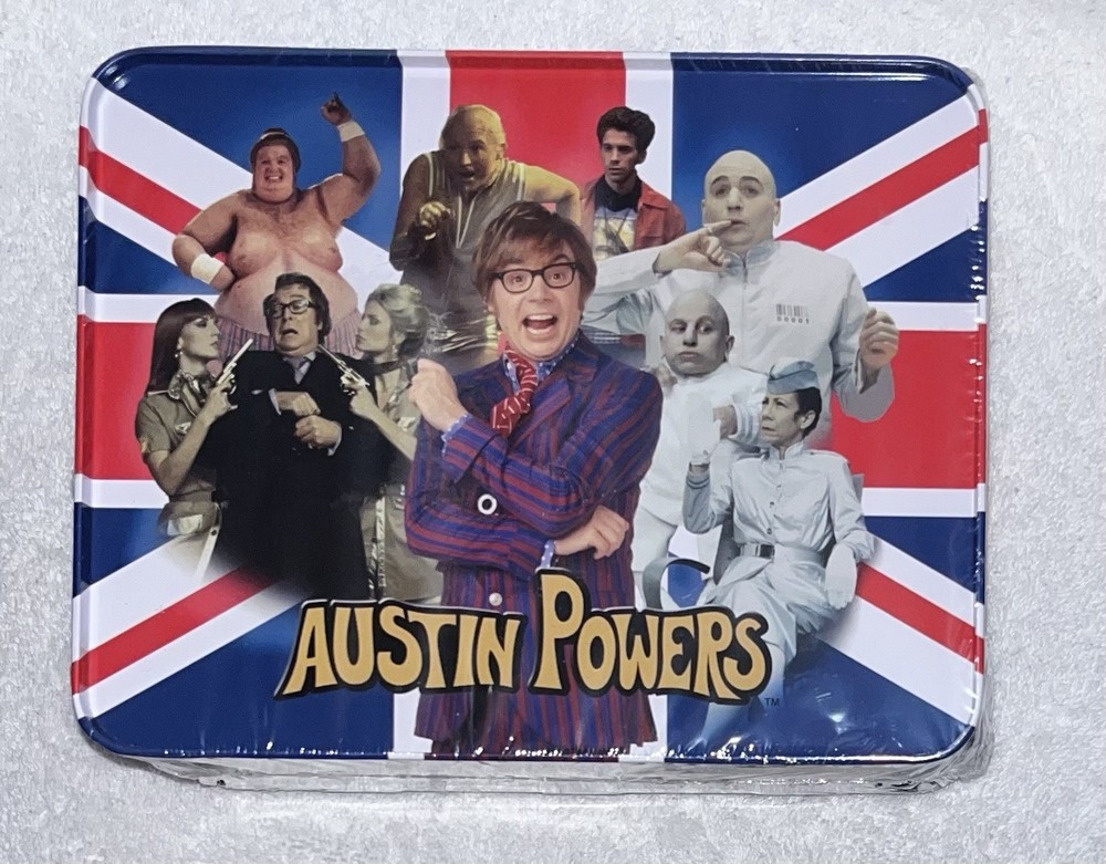 Austin Powers Metal Lunchbox - Rare Collectable 2002