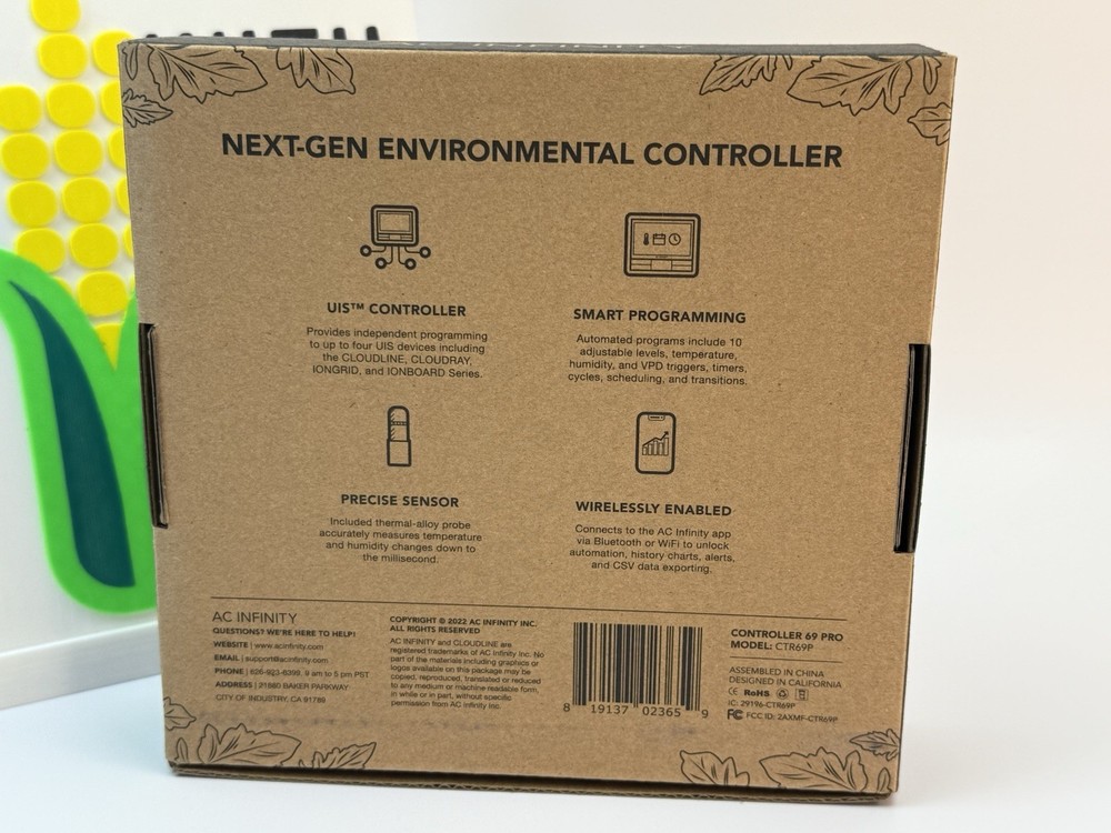 AC Infinity Controller 69 PRO Smart Environmental Controller - (CTR9P)
