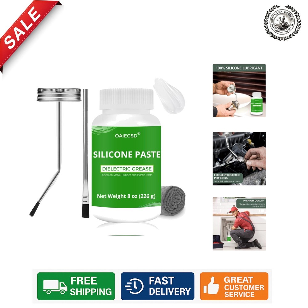 8oz Waterproof Silicone Paste & Dielectric Grease for Electrical Connectors