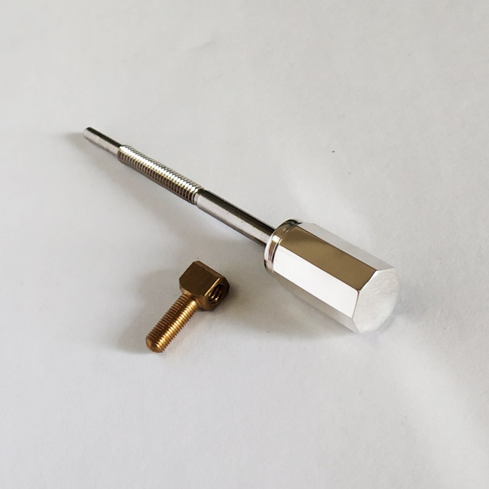 4/4 Viola Silver Button Screw Eyelet Viola Screw Bow Making Standard Viola Size