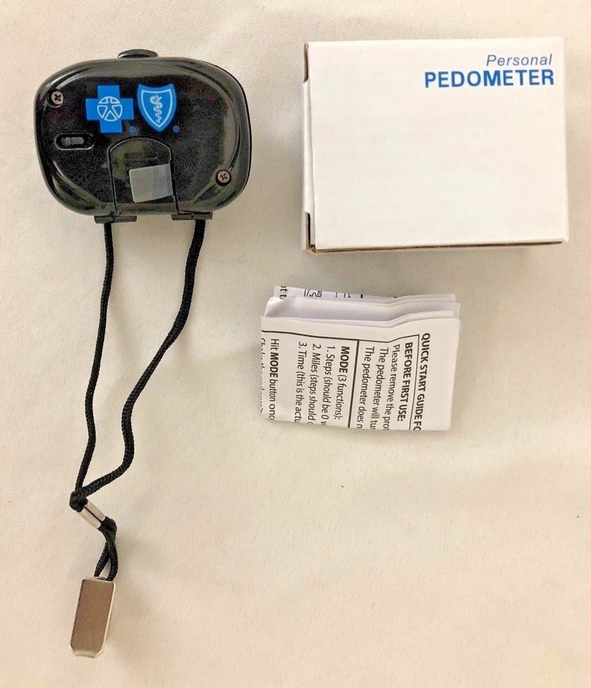 Blue Cross 2" Pedometer