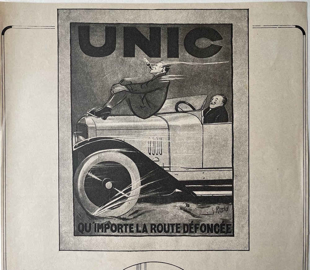 UNIC Advertising Poster “Double Cantilever” 1920s
