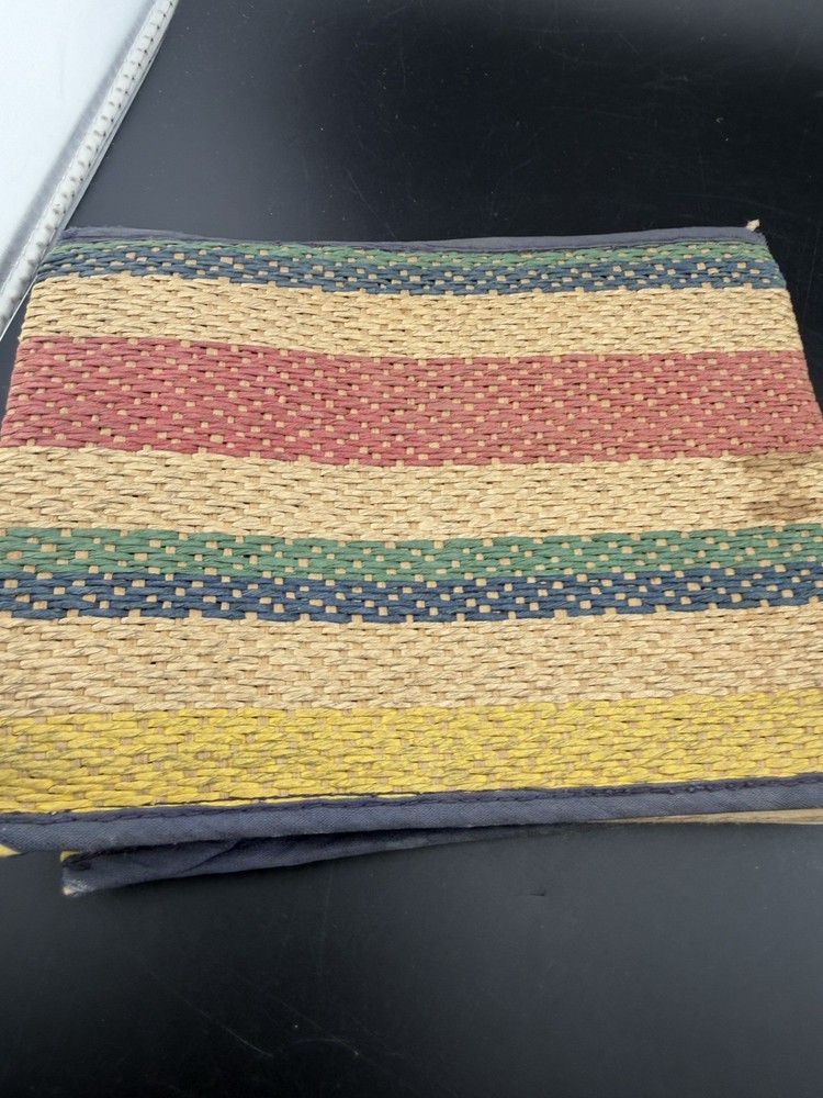 War Ration Books And Hand Woven Holder Case