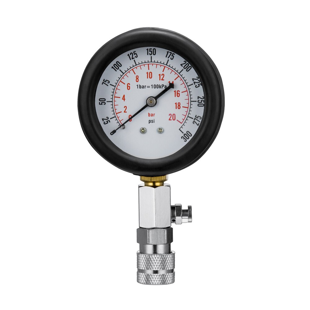 Engine Cylinder Compression Pressure Tester Gauge Gas Tester Tool Kit