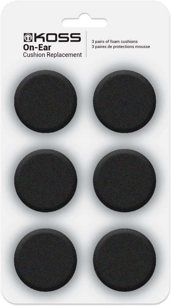 Koss Portable Replacement Cushions,Black