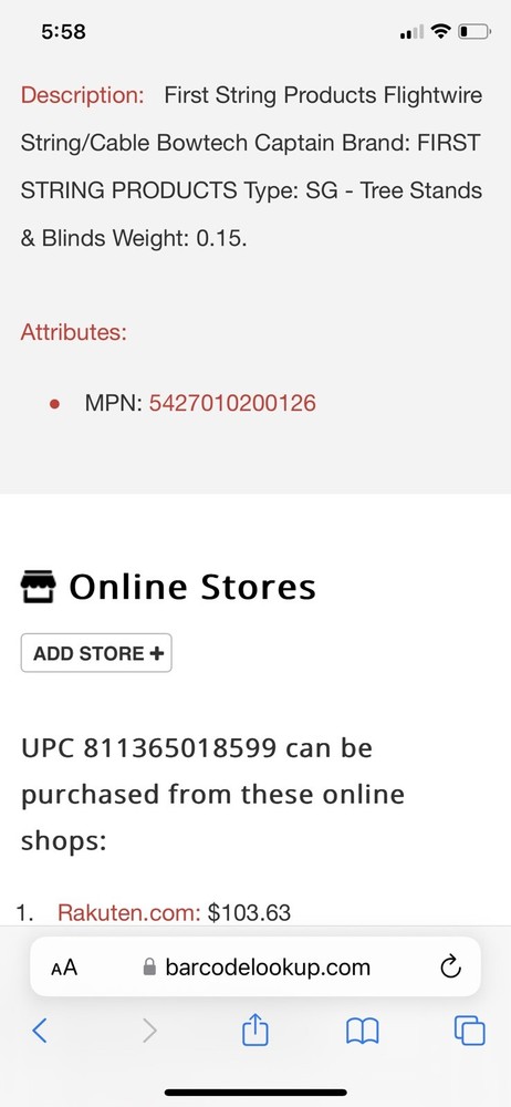 Firststring Flightwire premium bow string Brand new