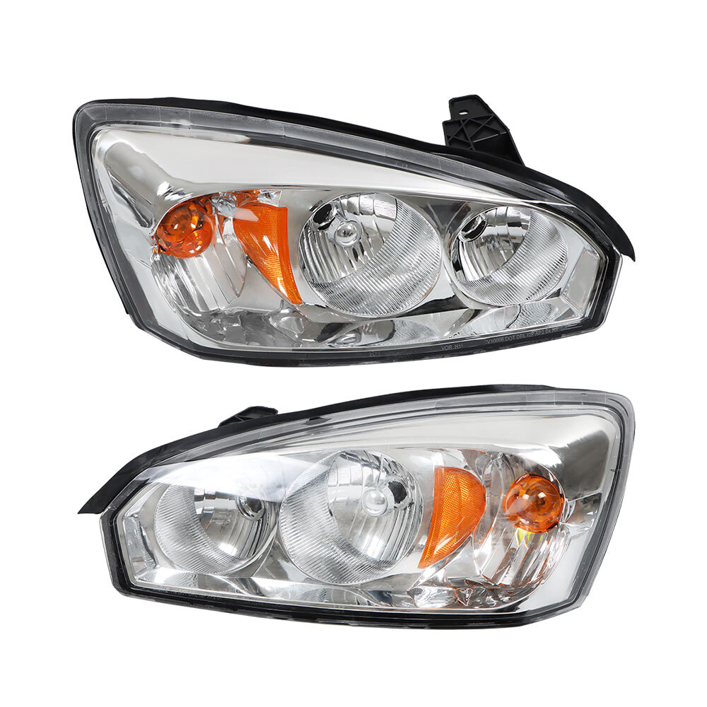 For 2004-2008 Chevy Malibu Replacement Headlights Headlamps Pair Left+Right