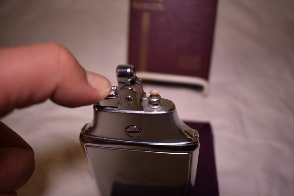 Masterclass Vintage Ronson Cigarette Case/Lighter With Original Papers+Box+Cloth