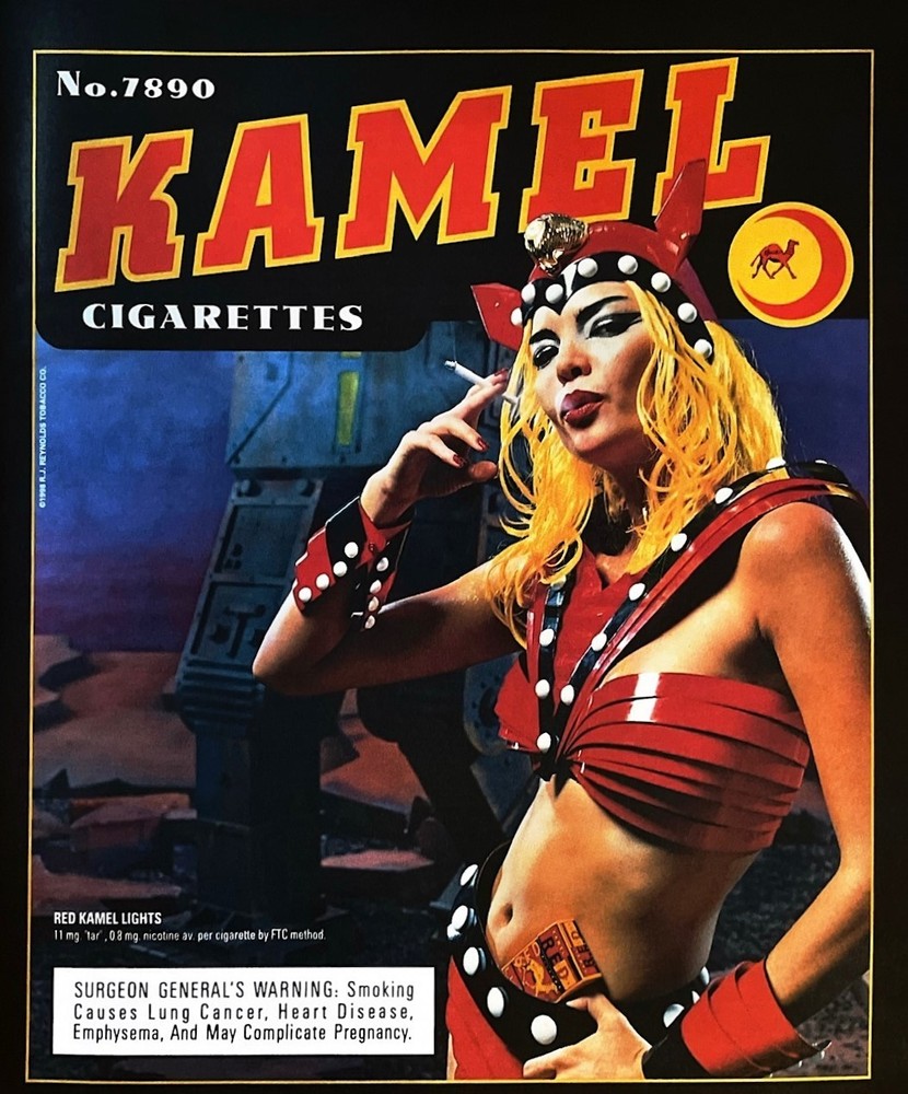 1998 KAMEL CIGARETTES Vintage Print Ad Camel Science Fiction Sci Fi Theme