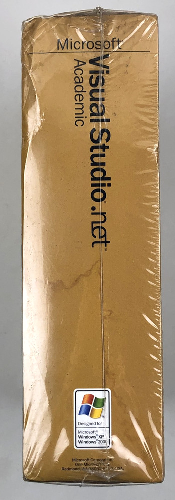 Microsoft Visual Studio .NET Academic Version 2003 Sealed DAMAGED PACKAGE