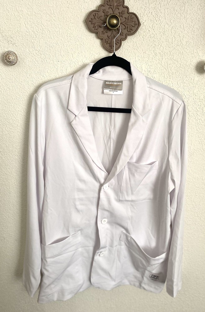 Sketchers White Lab Coat Size Small