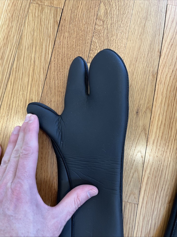 Rip Curl 3 Finger 5mm Diving Gloves Size Medium