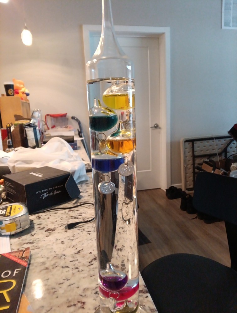 Galileo thermometer 15 in.