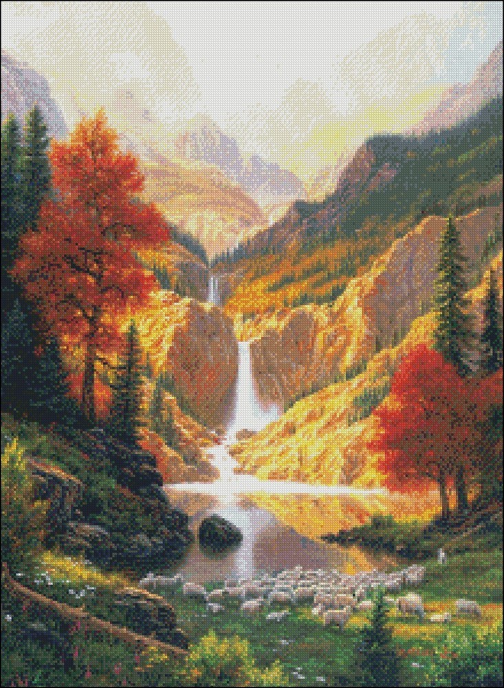 Chart Needlework Crafts DIY - Counted Cross Stitch Patterns - Still Waters