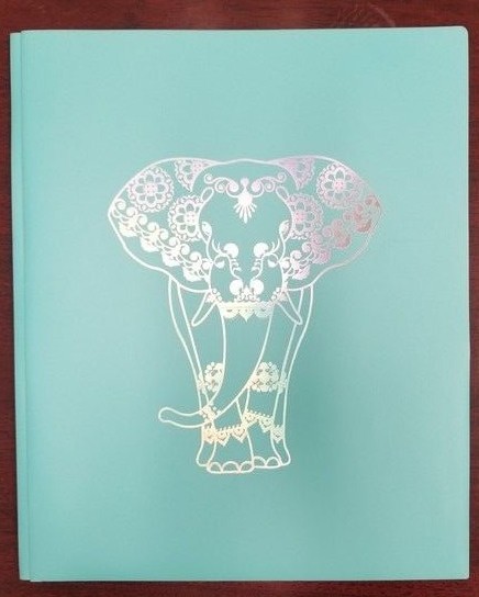2 Pocket Poly Folders * Elephant * Back to School * Great for Projects * NWT