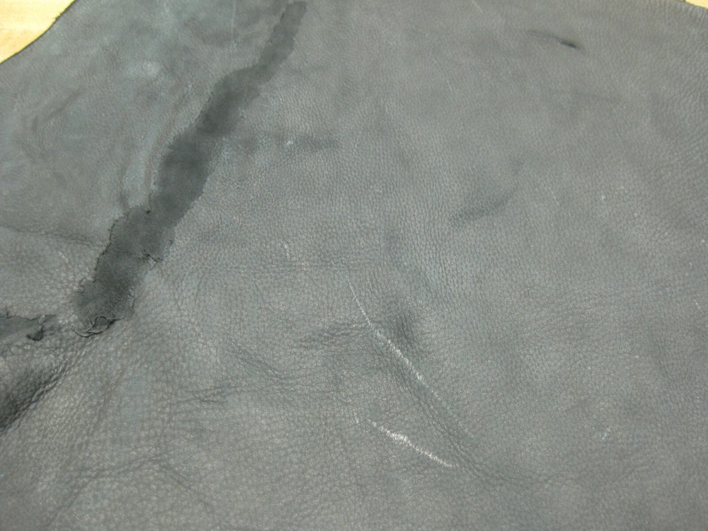 Black Top Grain Deer Leather # 0010486 ROW 71