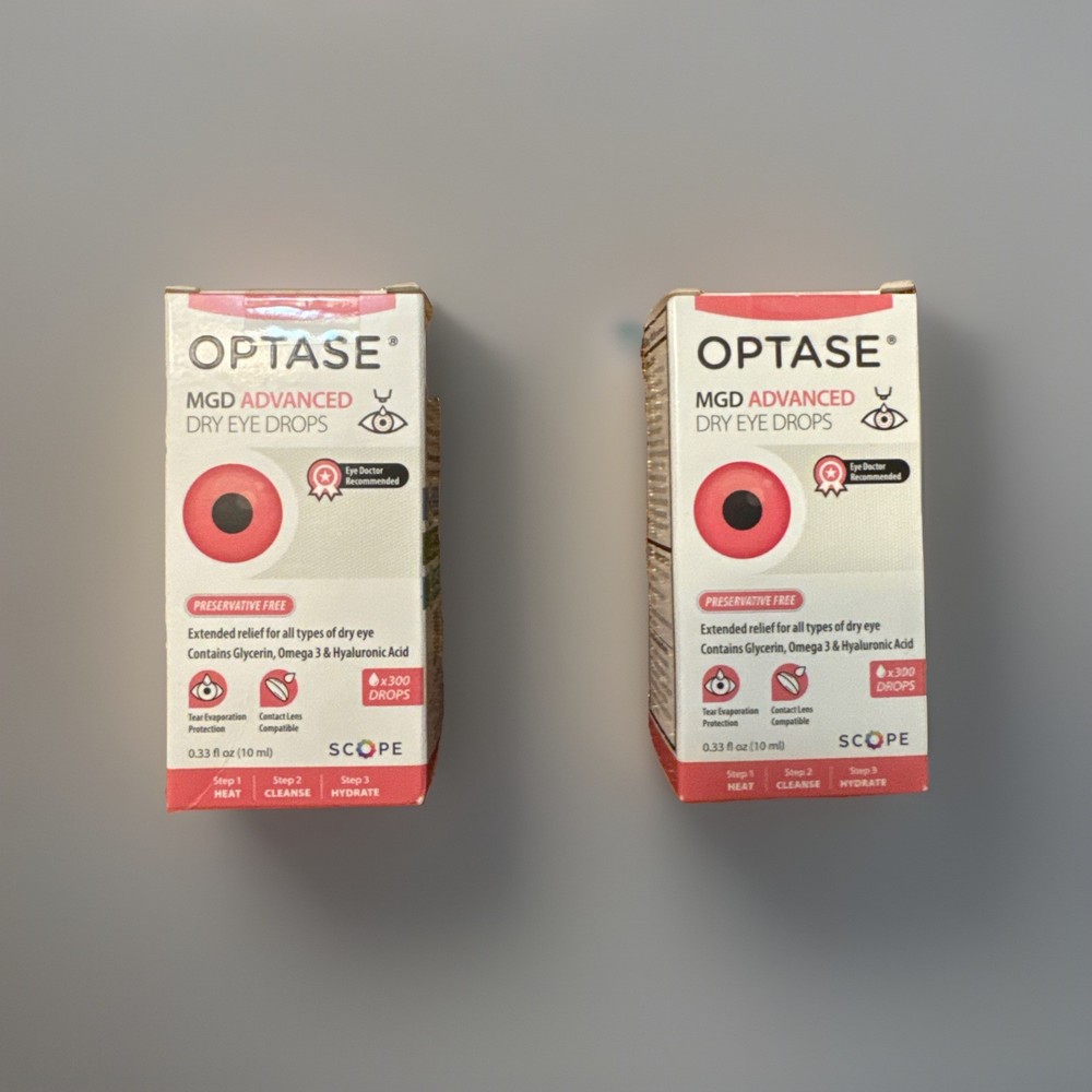 Optase MGD Advanced Dry Eye Drop 2 full Size New