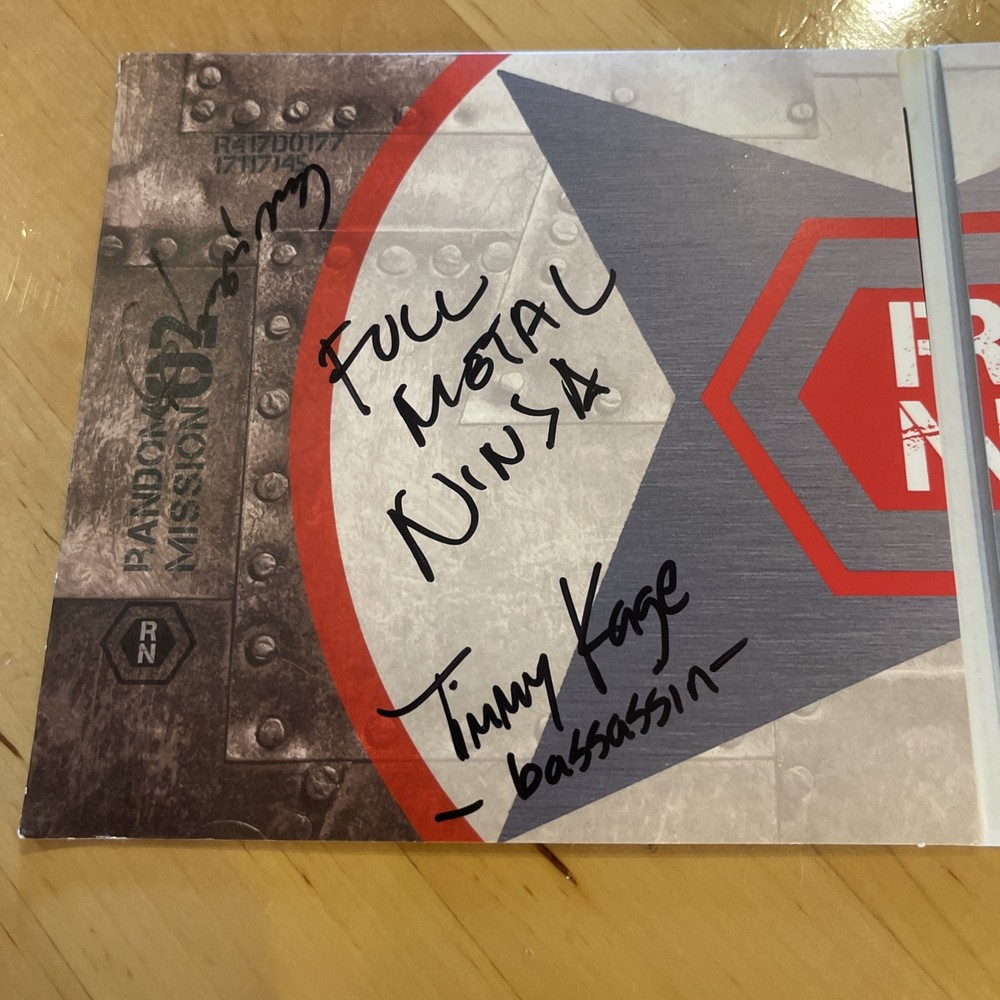 Random Ninjas Random Hero Cd Signed Rare