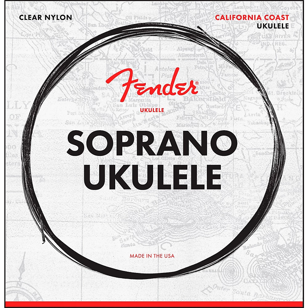 Fender California Coast Series Ukulele Strings Soprano