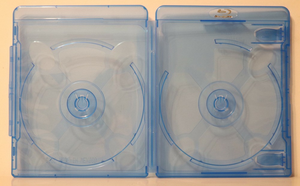 Genuine Vortex Eco-Lite 2-Disc 11mm Blu-ray Replacement Case Shell w/ Latch USED
