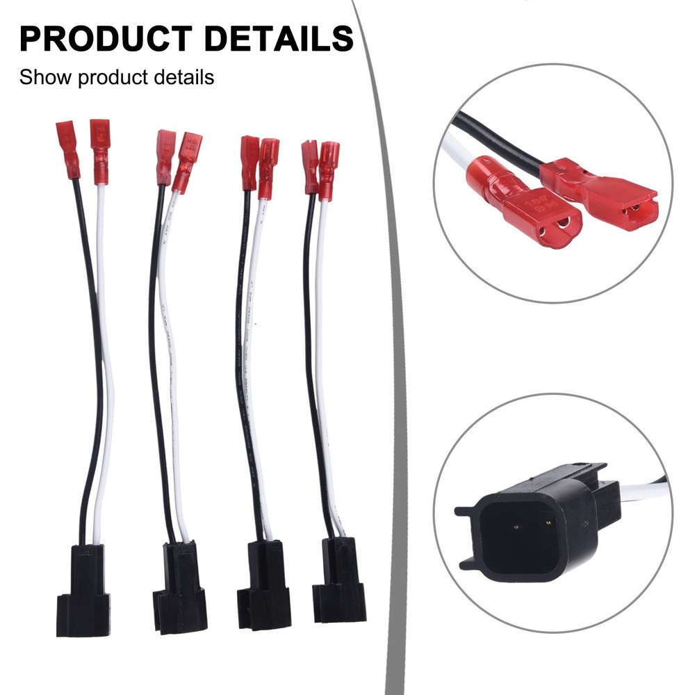 Speaker Connector Harness Adapter Speaker 72-5600 Connector Harness 4PCS
