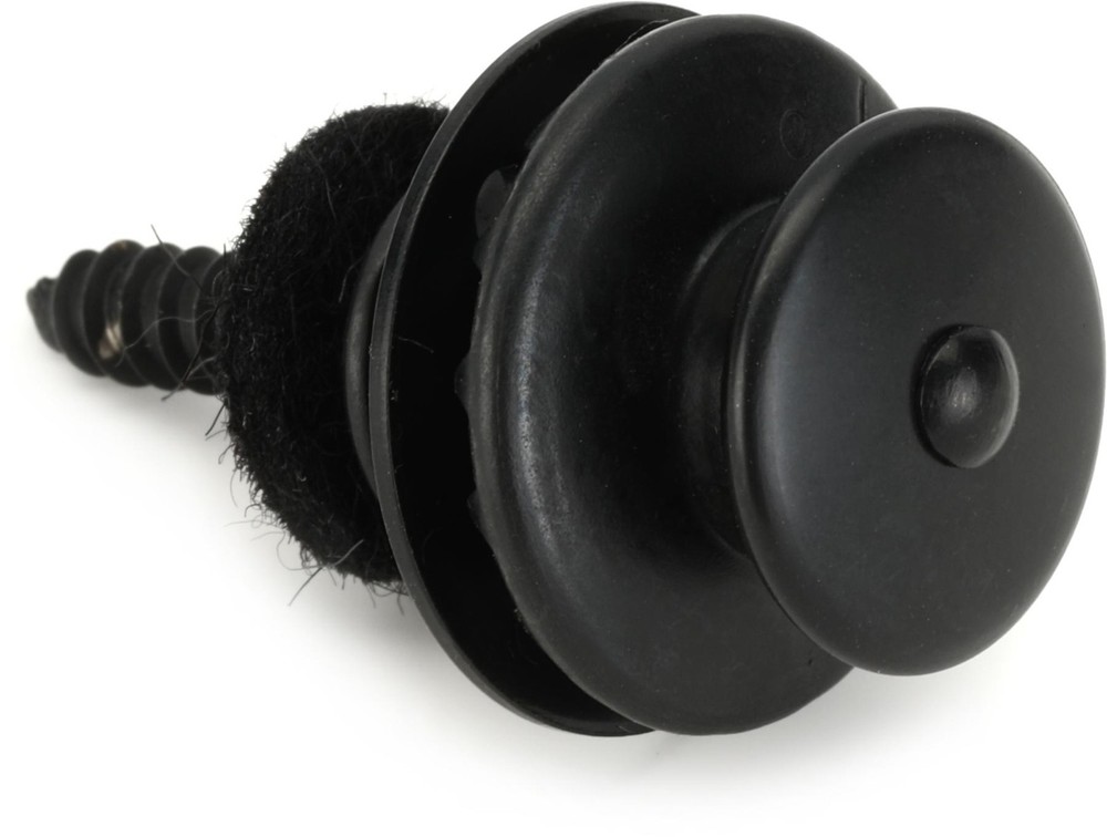 Loxx Strap Lock System for Guitar and Bass - Black (2-pack) Bundle
