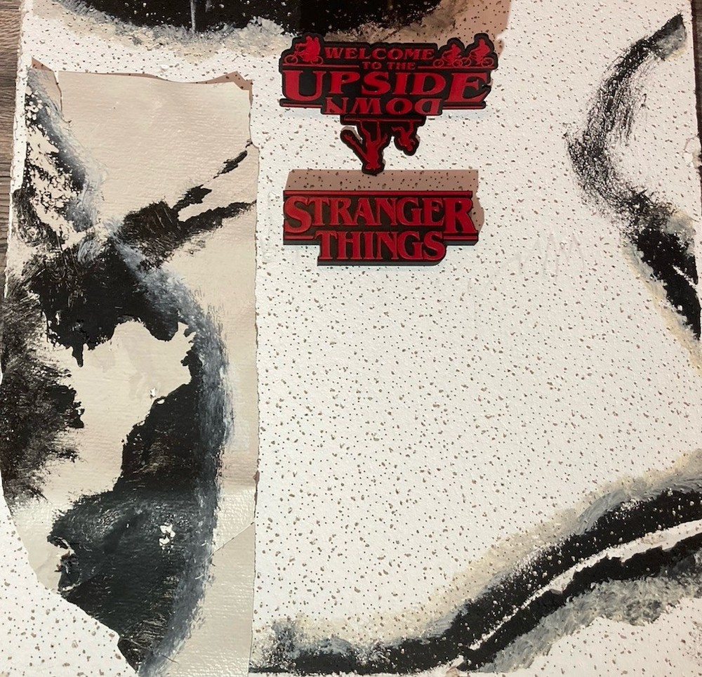 Stranger Things Prop On Set Full Ceiling tile Vine And Wall Hawkins Lab