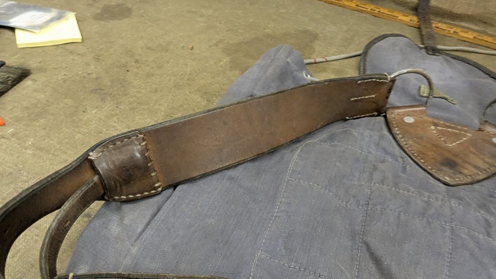 German WW2 blue luftwaffe ruck sake or backpack, 1940 dated