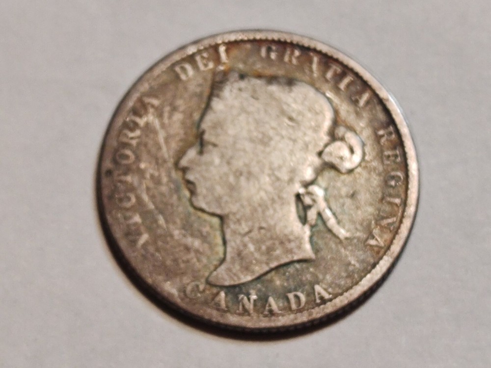 1872 Canadian Silver Quarter
