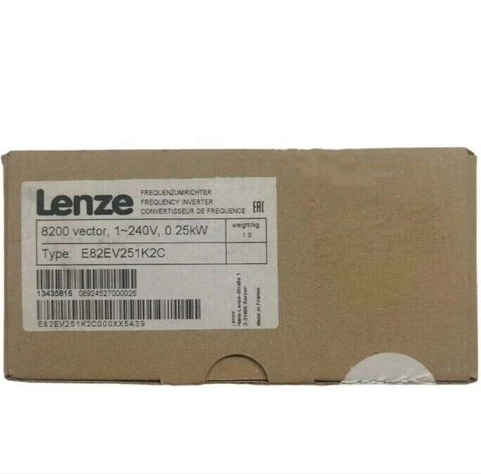 E82EV251K2C 1PC NEW Sealed Lenze Inverter 8200 Vector E82EV251_2C E82EV251K2C