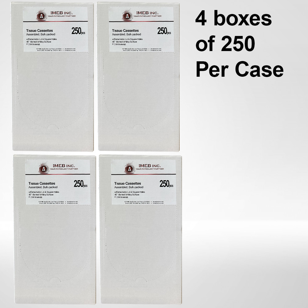 Biopsy Cassettes, Type-8, GREEN, 1000 Per Case Pack