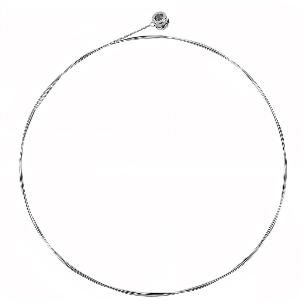 5 Pack High E String Acoustic Guitar, Guitar Strings Bright Silver