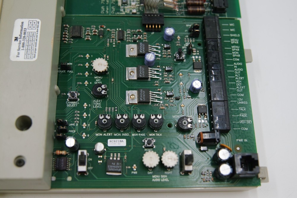 3M Intercom System C960 Base Station W/ A201AA Loop Detector