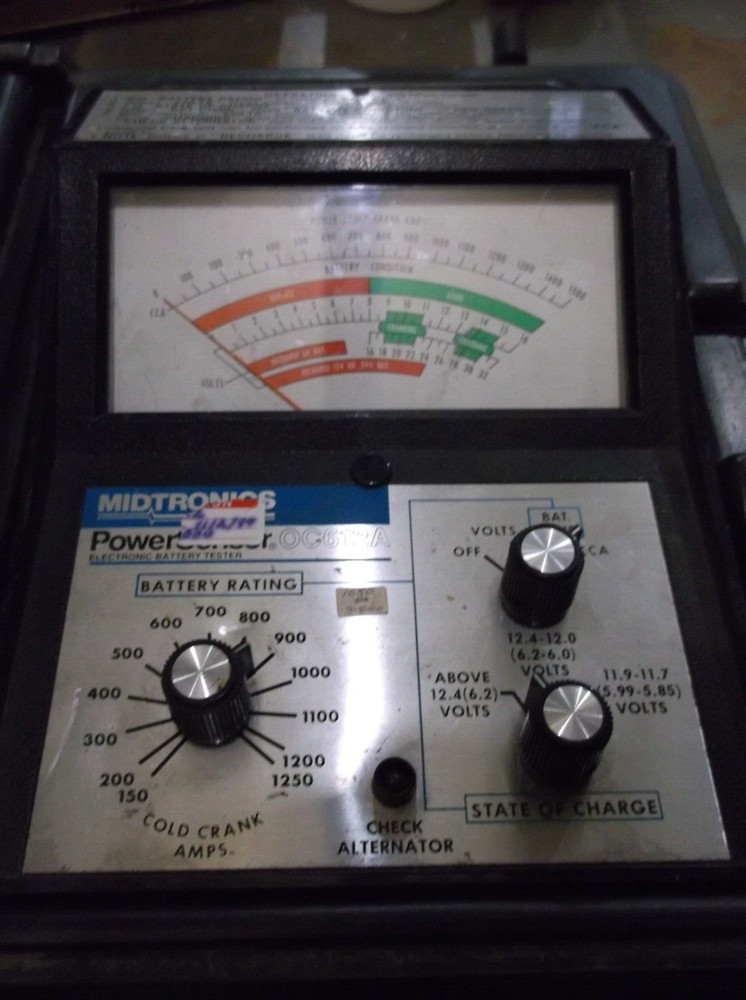 MIDTRONICS OC612A BATTERY TESTER (SS5)