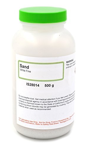 Premium Fine White Sand 500g - Ideal for Experiments, Crafts & Science Projects
